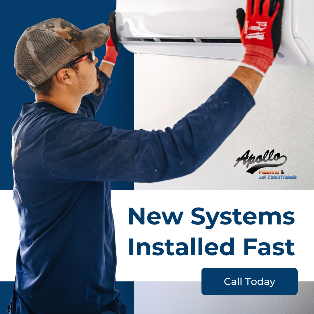 Apollo Heating and Air Conditioning residential ad graphic