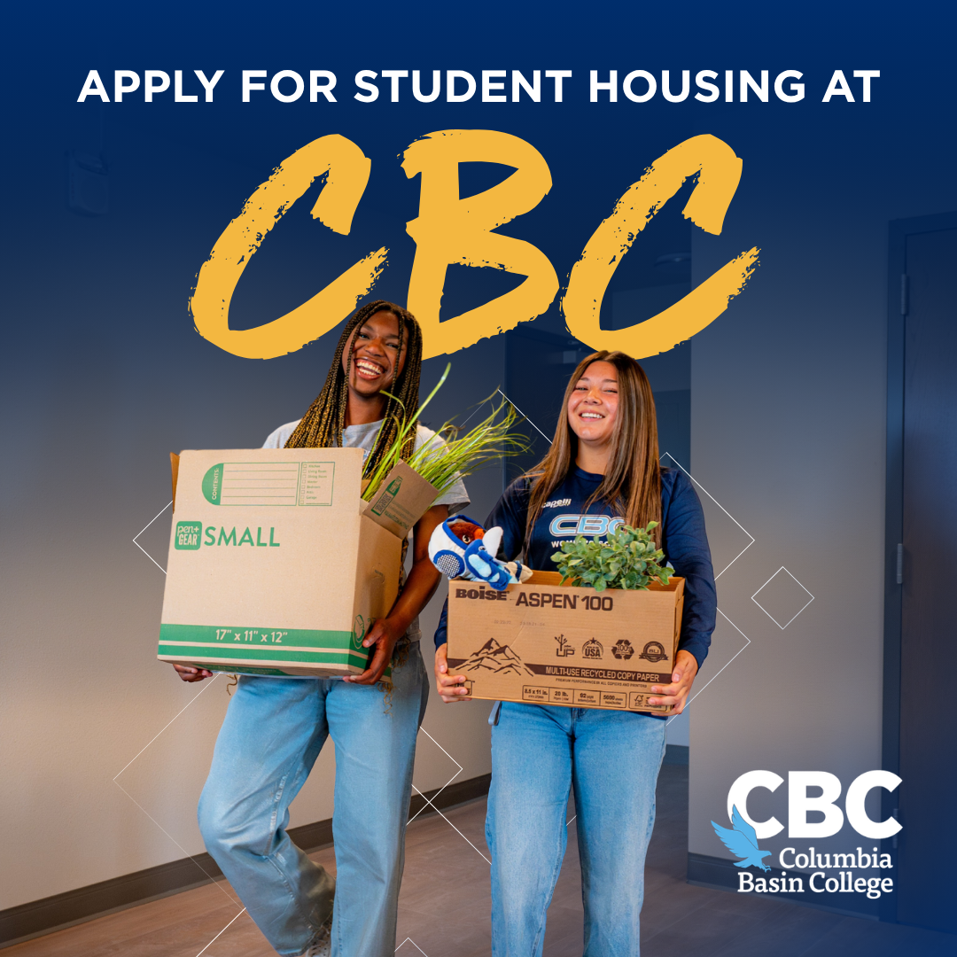 Columbia Basin College Housing Application graphic